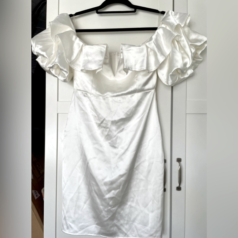 Miss Ord formal white dress.